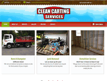 Tablet Screenshot of cleancarting.com